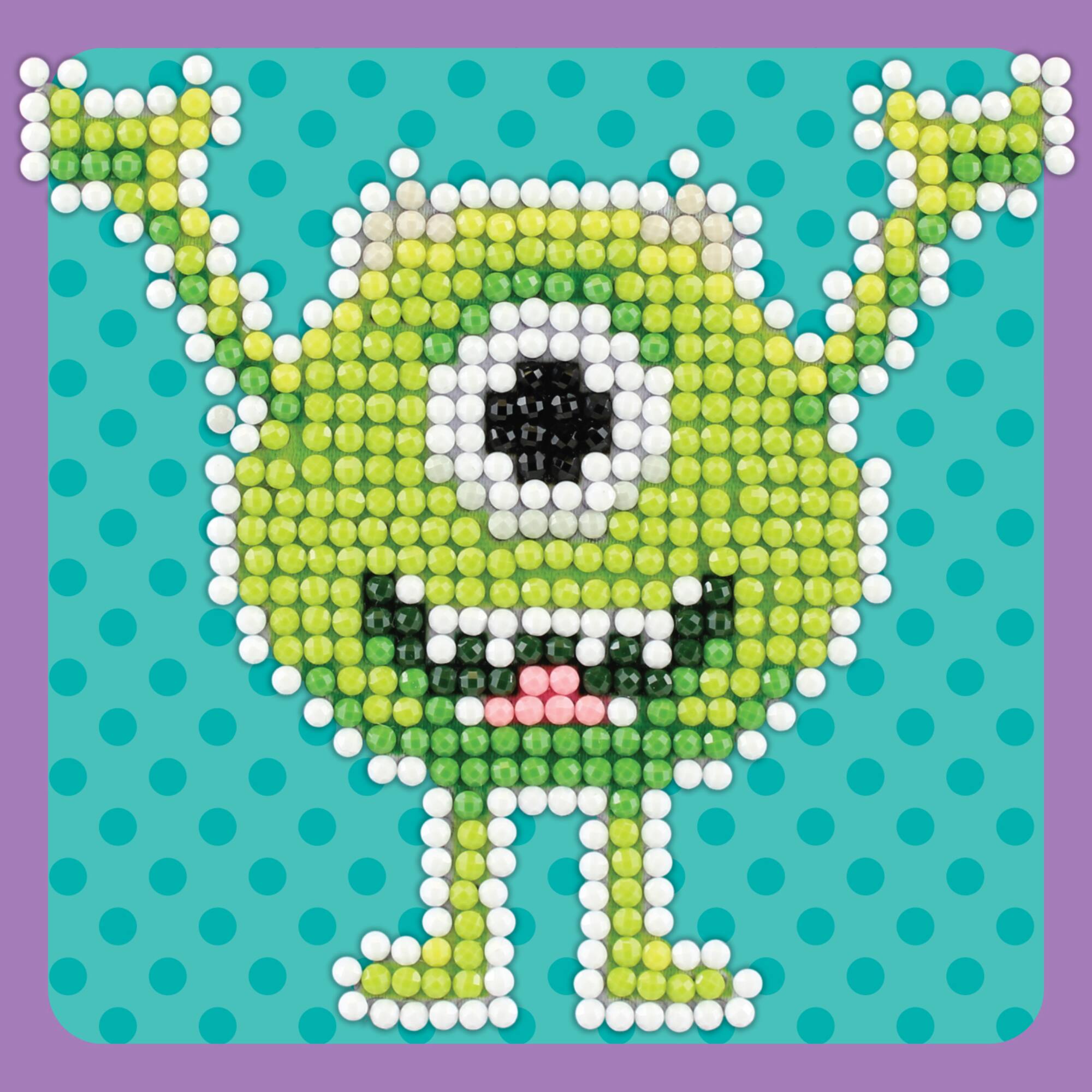 Camelot® Dots Monsters Inc. Mike Wazowski Fun Diamond Painting Kit